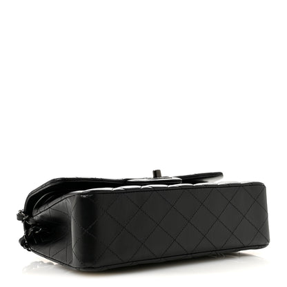 Chanel Lambskin Quilted Small Double Flap So Black 4 of 11