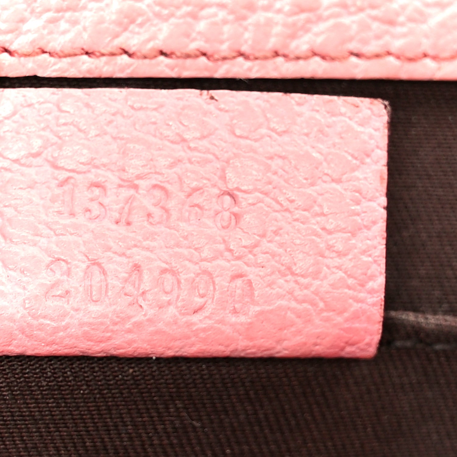 Gucci Calfskin Bamboo Top Handle Bag Pink 7 of 10