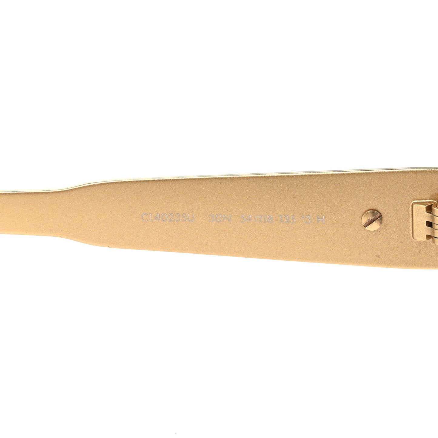 Metal Triomphe 01 Sunglasses CL40235U Gold Green