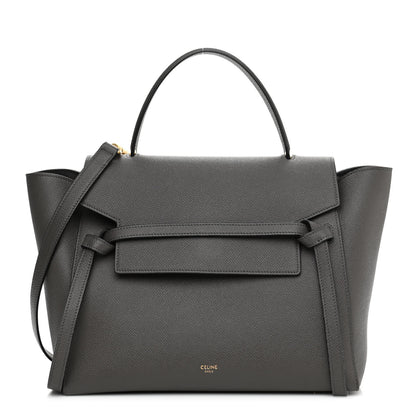 Celine Grained Calfskin Mini Belt Bag Grey 1 of 10