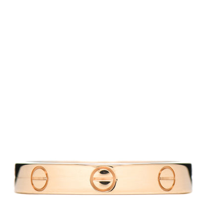 Cartier 18K Yellow Gold 3.5mm LOVE Wedding Band Ring 58 8.25 3 of 5
