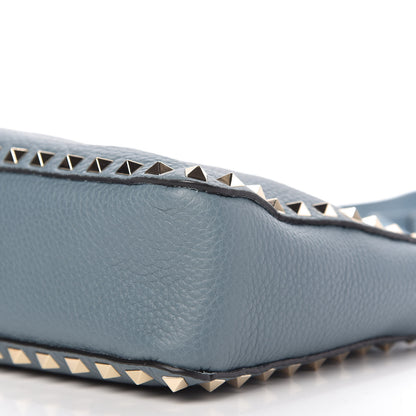 Valentino Garavani Pebbled Calfskin Mini Rockstud Flip-Lock Messenger Bag Amadeus 7 of 10