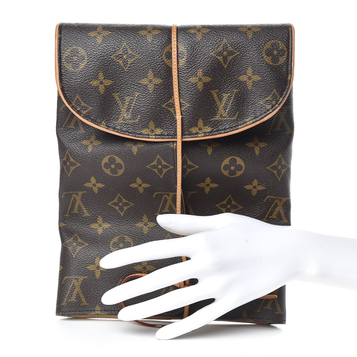 Monogram Jewelry Roll Pouch