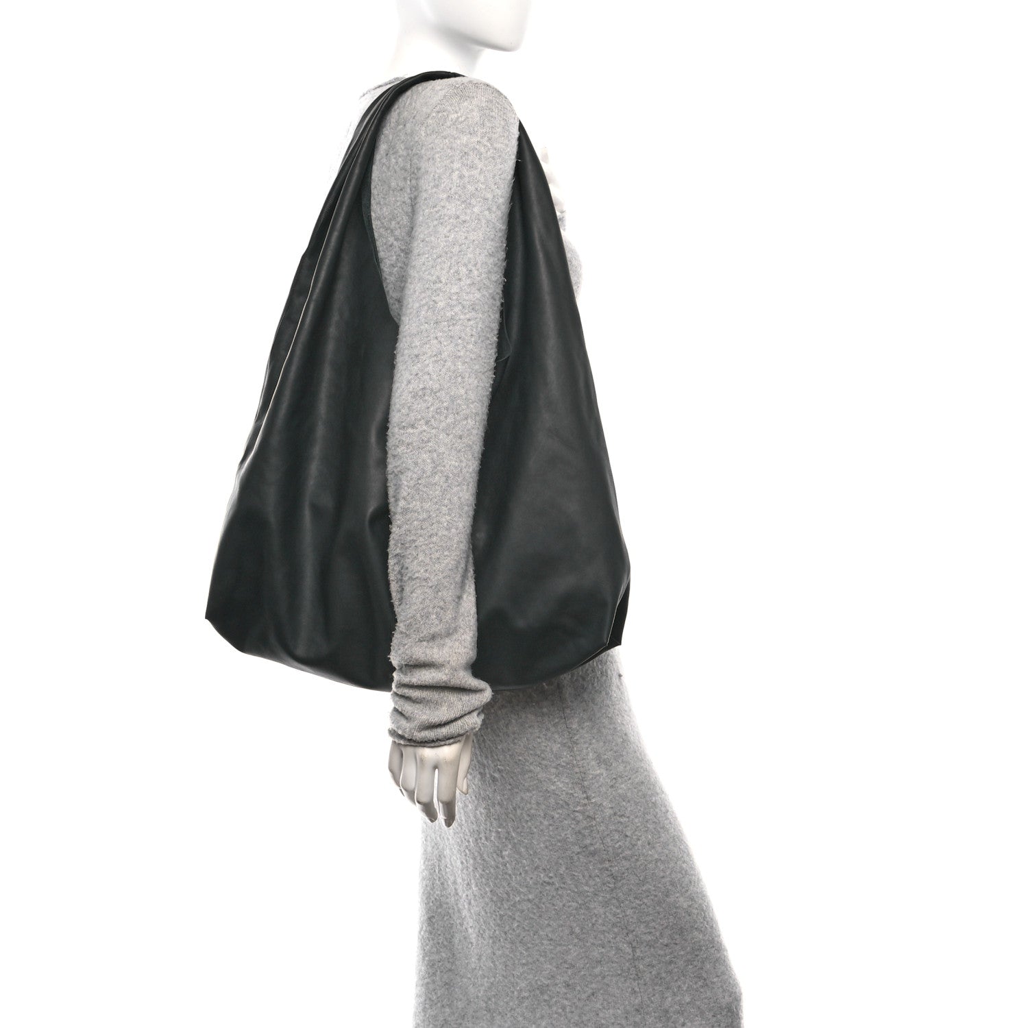 The Row Calfskin New Bindle Bag Black 2 of 10