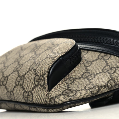 Gucci GG Supreme Monogram Belt Bag Black 10 of 10