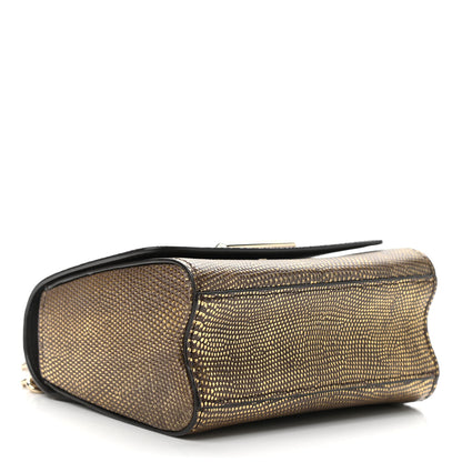 Louis Vuitton Lizard Twist Shoulder Bag Mini Gold 5 of 10