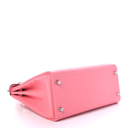 Hermes Evercolor Verso Kelly Retourne 28 Rose D'ete Terre Battue 3 of 8