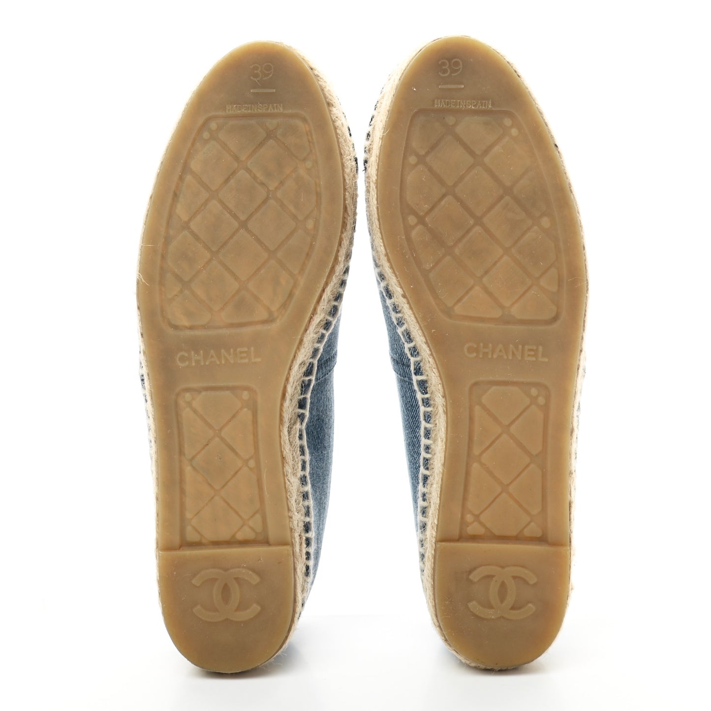 Denim CC Espadrilles 39 Blue Black