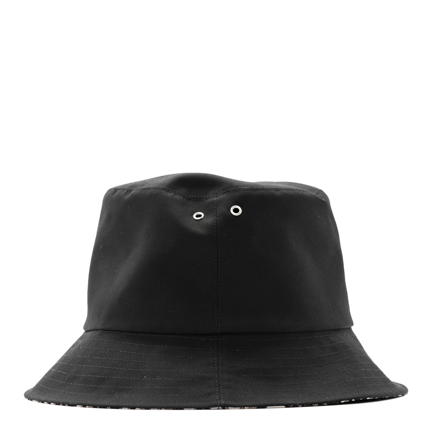 Christian Dior Oblique Reversible Teddy-D Brim Bucket Hat 59 Black