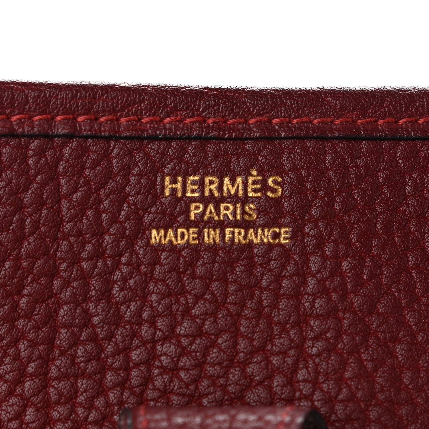 Hermes Fjord Evelyne GM Rouge H 6 of 13