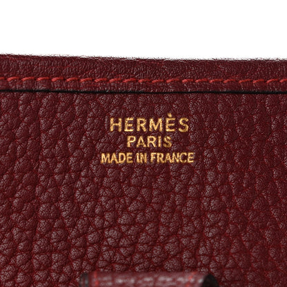 Hermes Fjord Evelyne GM Rouge H 6 of 13