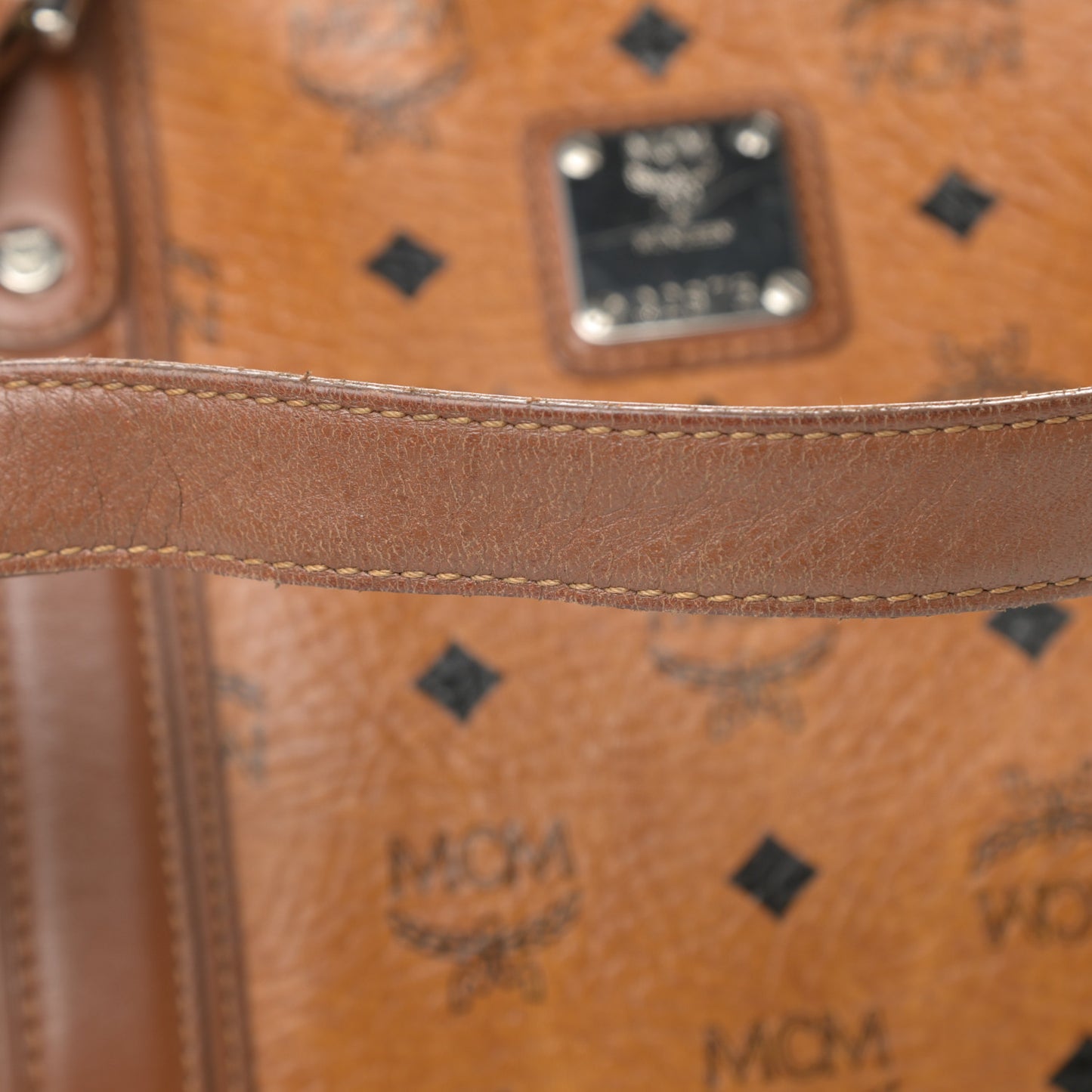 Visetos Shopping Tote Cognac