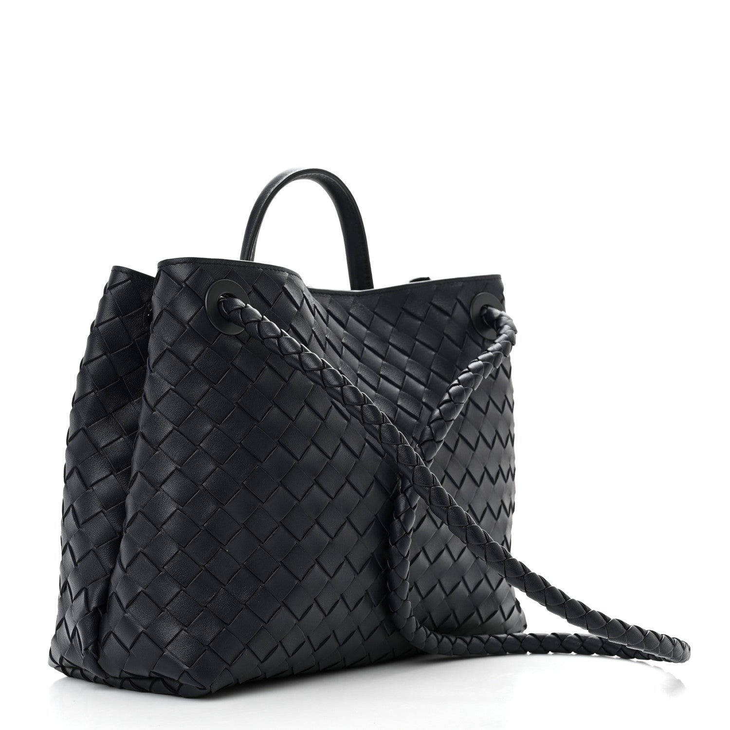 Bottega Veneta Nappa Intrecciato Medium Andiamo Shoulder Bag Space 3 of 9