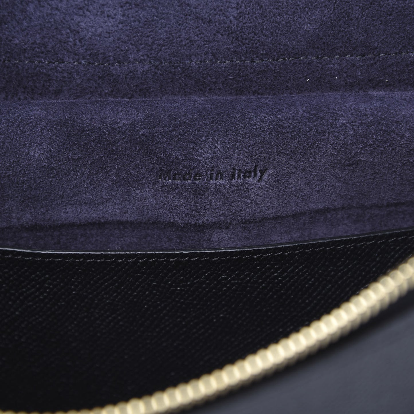 Grained Calfskin Micro Belt Bag Black