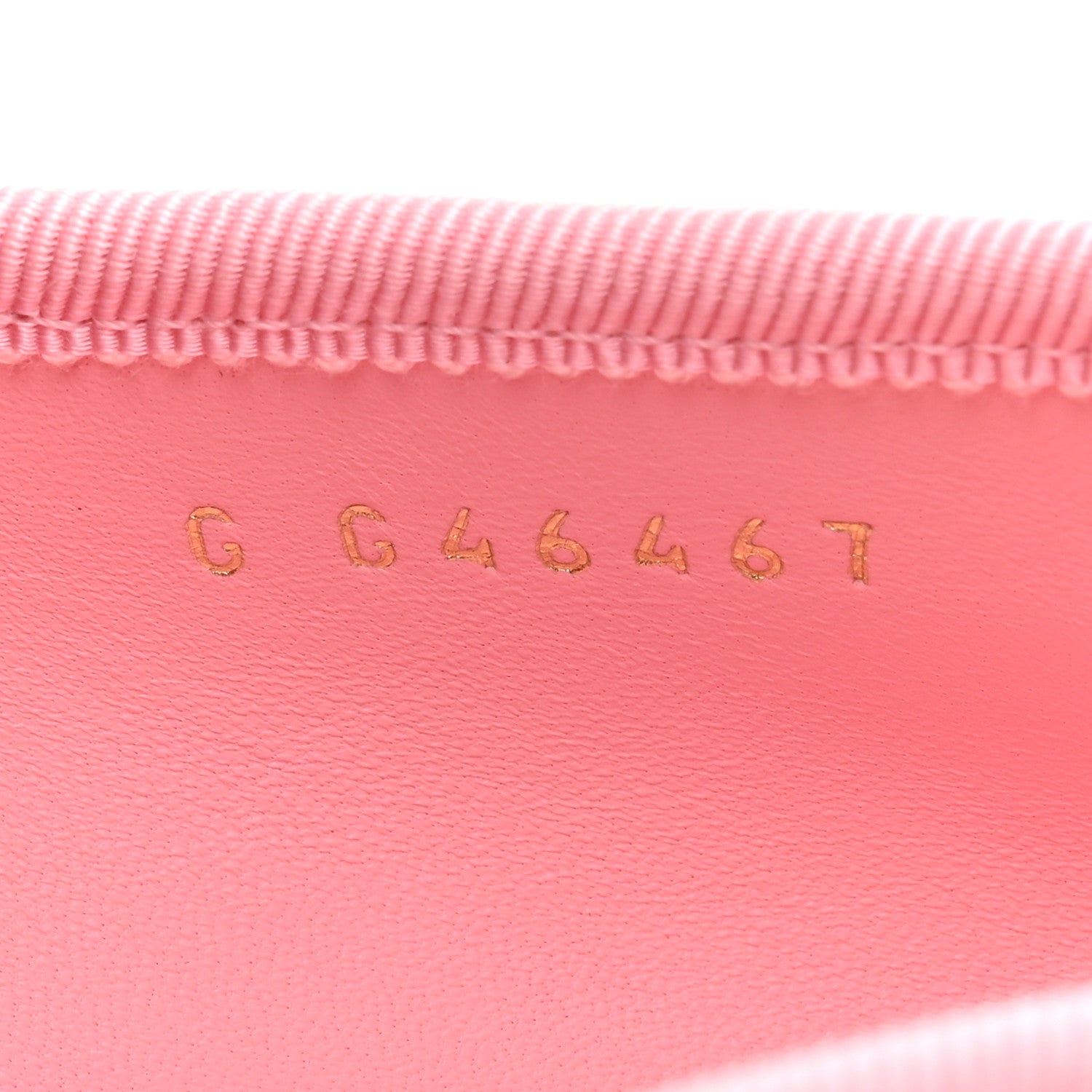 Chanel Fabric Grosgrain Mary Jane Flats 41 Light Pink Black 9 of 10