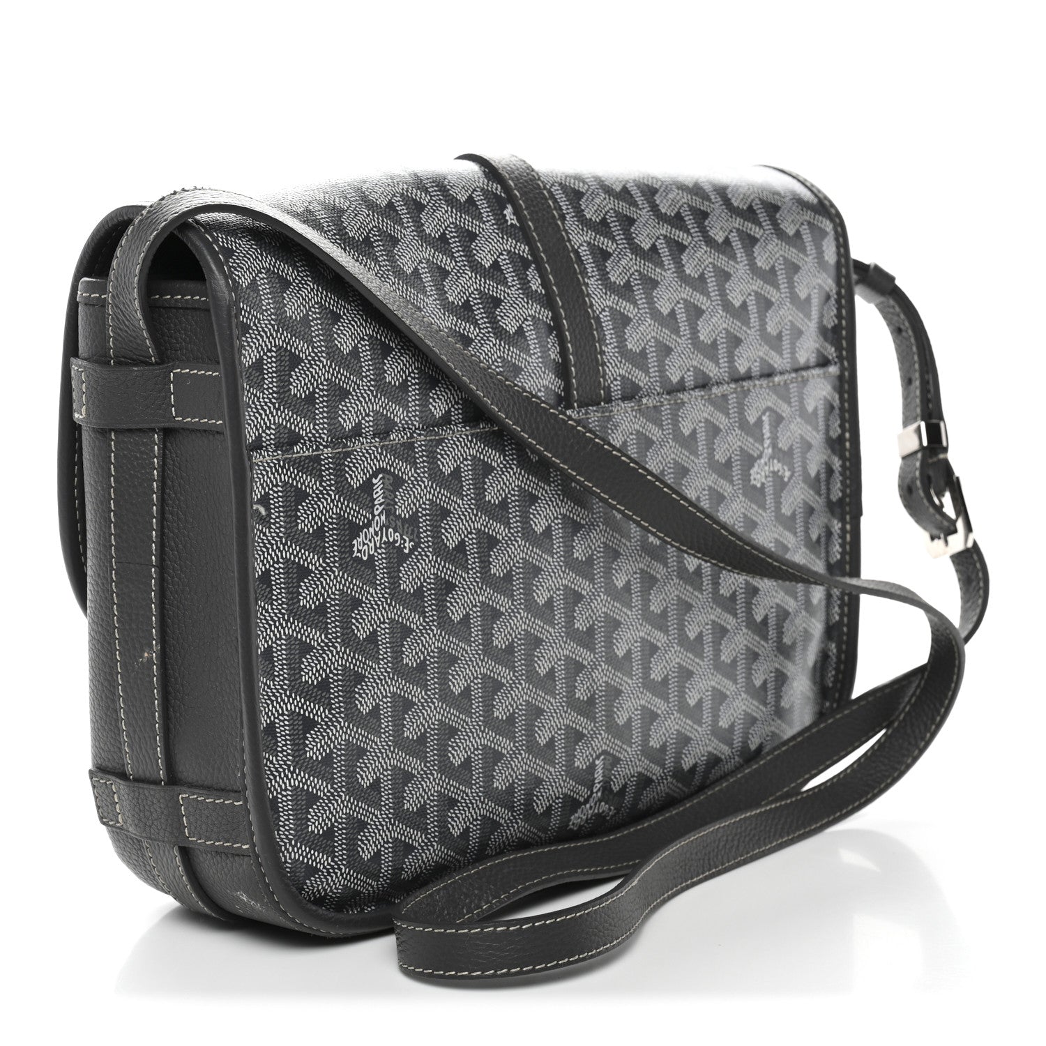 Goyard Goyardine Belvedere II MM Messenger Bag Grey 3 of 14