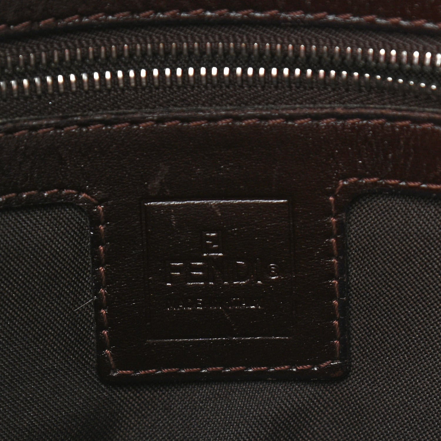 Fendi Zucca Shoulder Bag Tobacco 5 of 11