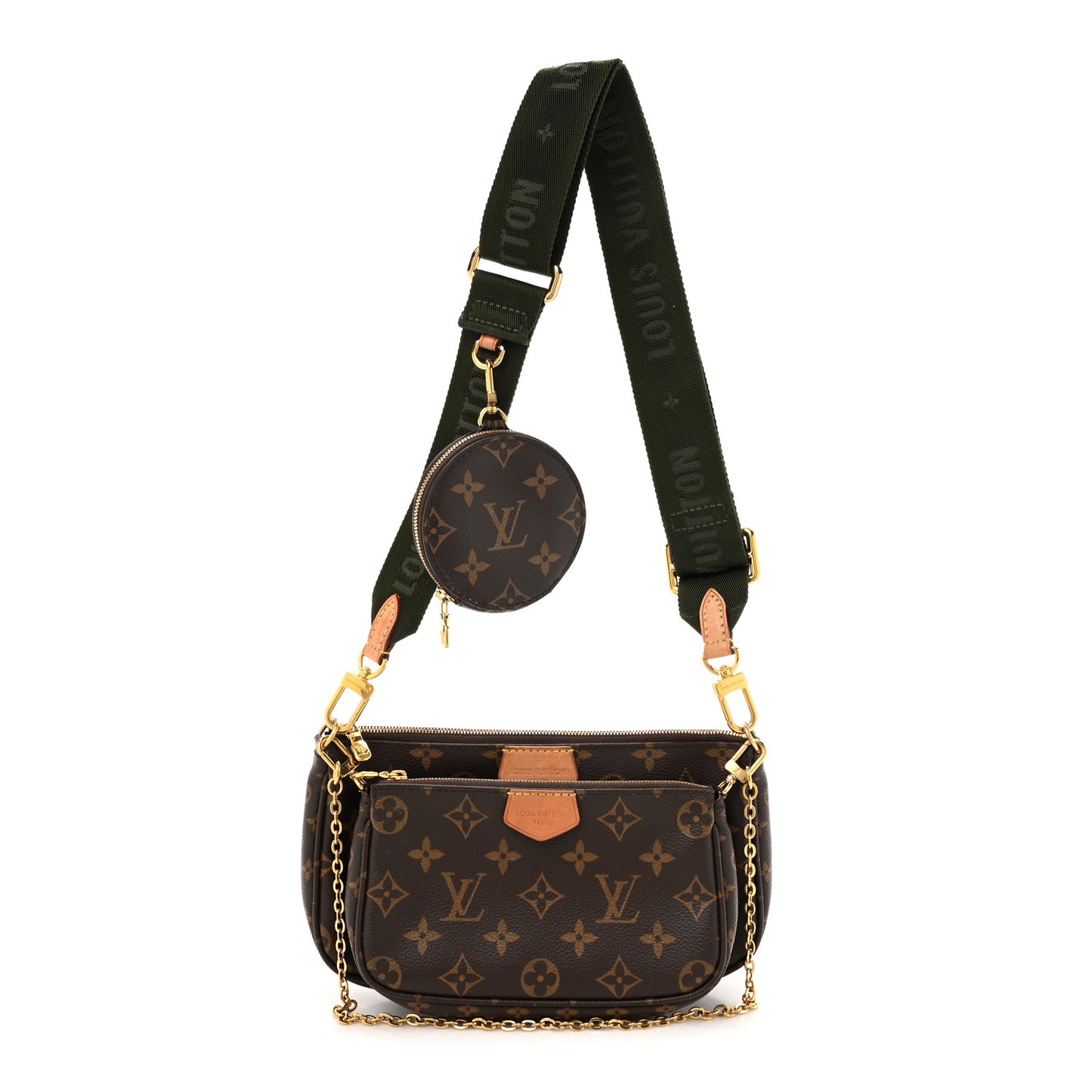Monogram Multi Pochette Accessories Kaki
