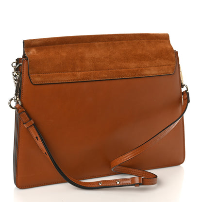 Chloe Suede Calfskin Medium Faye Shoulder Bag Caramel 2 of 9