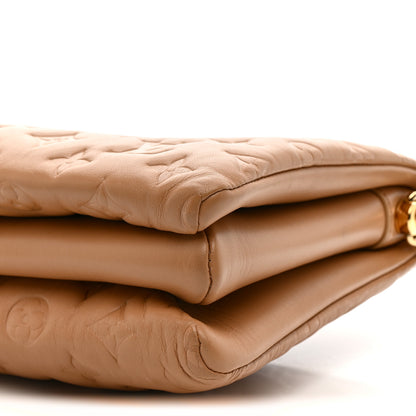 Louis Vuitton Lambskin Embossed Monogram Coussin PM Camel 11 of 11