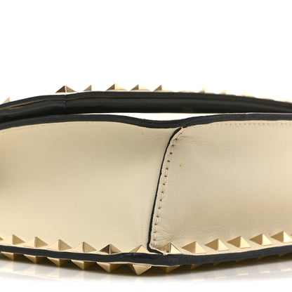 Valentino Garavani Vitello Small Rockstud Flap Crossbody Bag Light Ivory 8 of 11