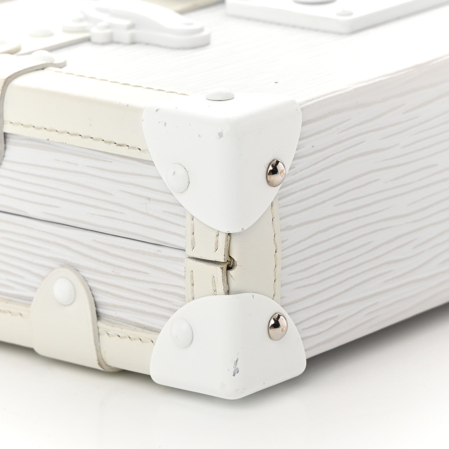 Louis Vuitton Epi Monochrome Petite Malle White 15 of 16