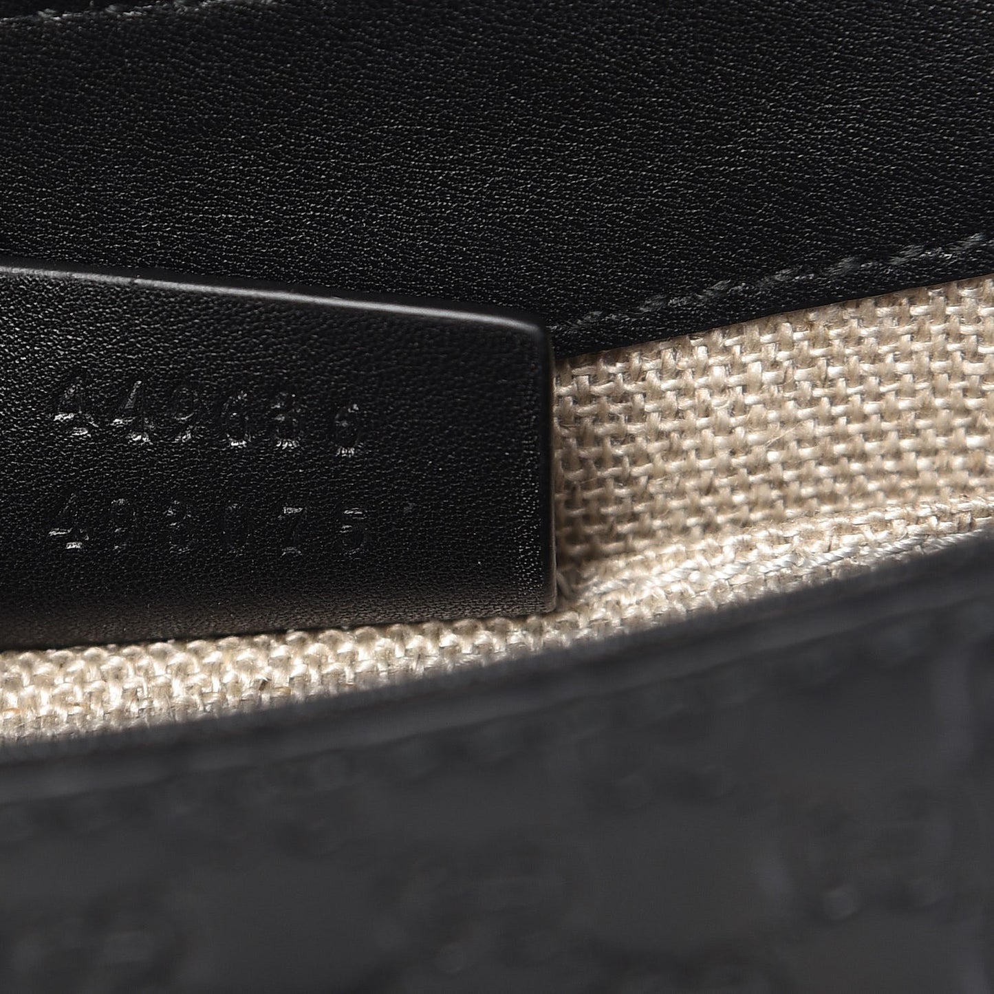 Microguccissima Mini Emily Shoulder Bag Black