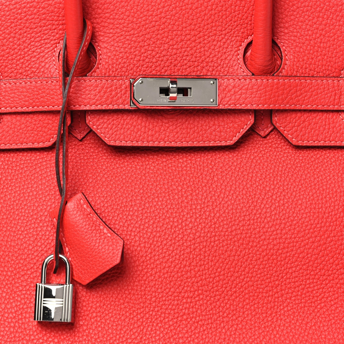 Togo BIRKIN 35 Rouge Pivoine
