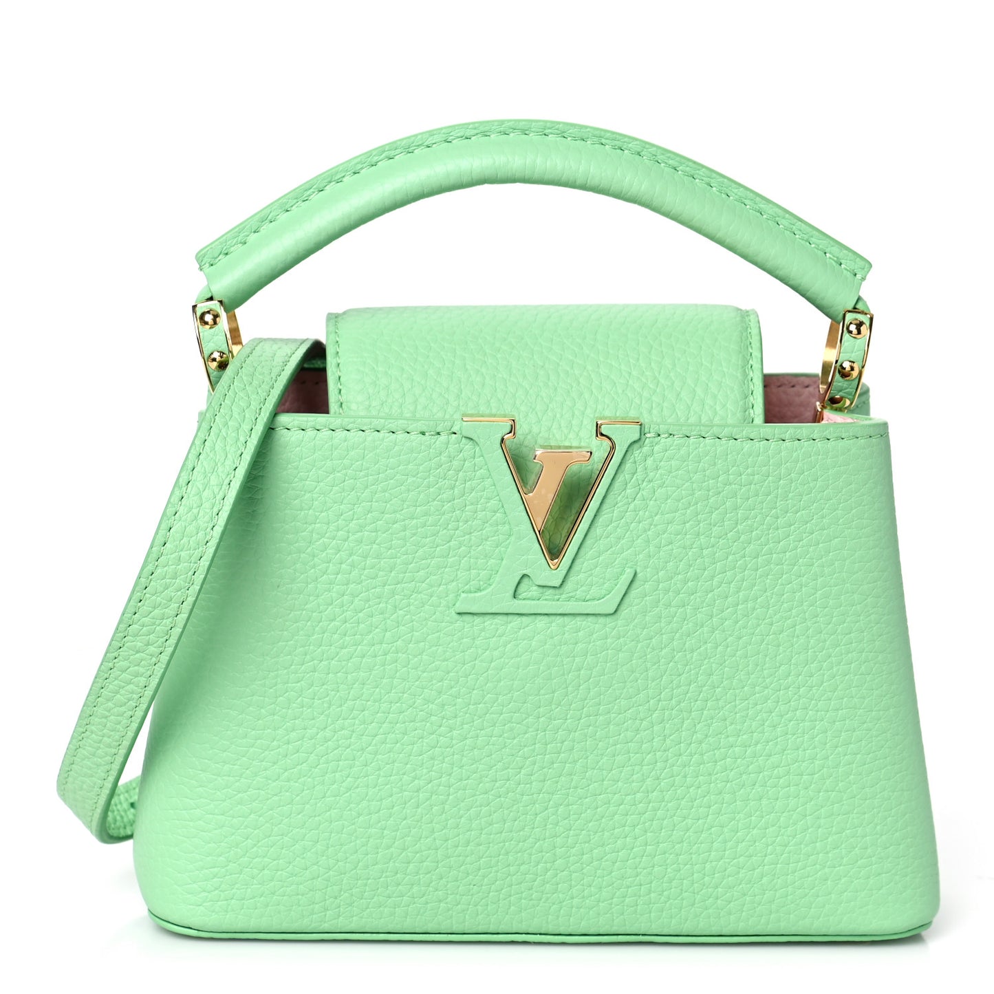 Taurillon Mini Capucines Vert Pomme