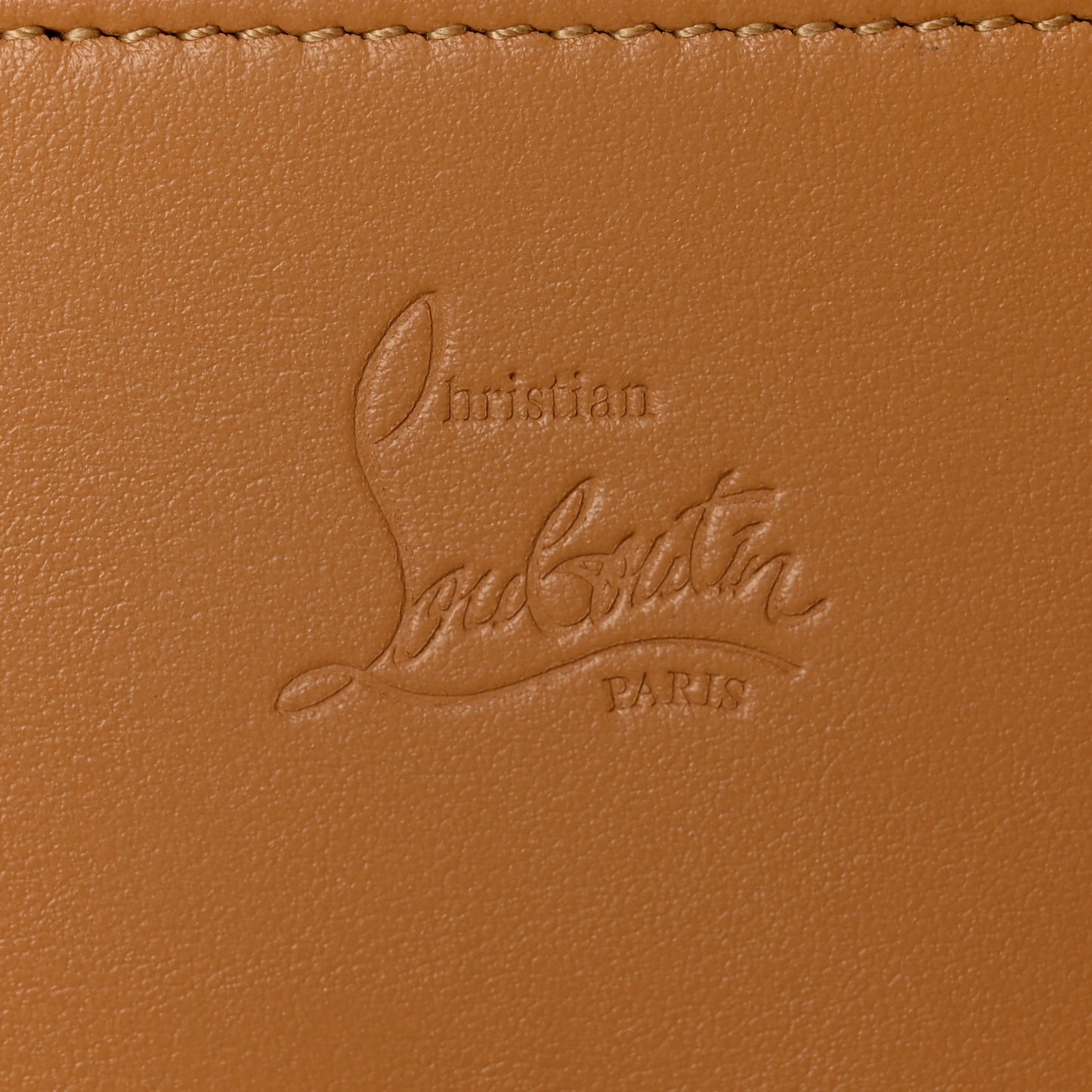 Calfskin Macaron Spiked Flap Wallet Cannelle