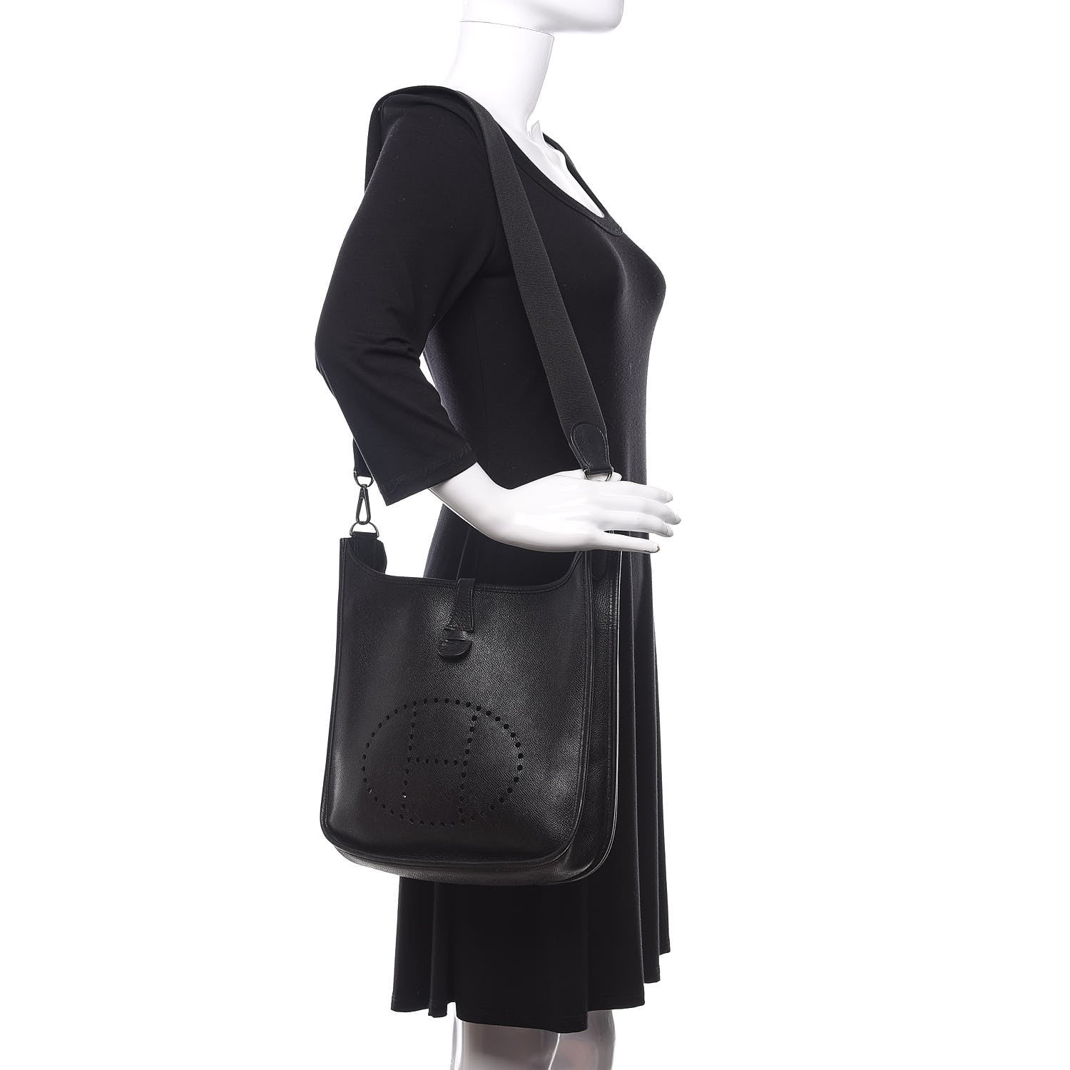 Hermes Epsom Evelyne II PM Black 2 of 10