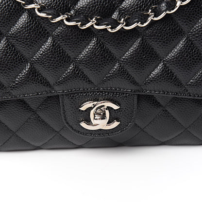 Chanel Caviar Quilted Medium Double Flap Black 10 of 10