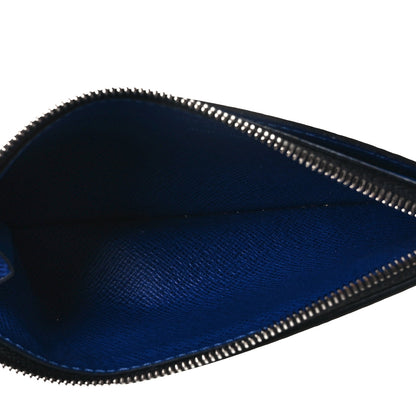 Louis Vuitton Monogram Taiga Coin Card Holder Cobalt 5 of 8