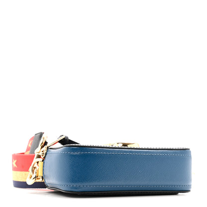 Marc Jacobs Saffiano Small Snapshot Camera Bag Navy Multicolor 4 of 16