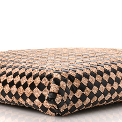 Bottega Veneta Nappa Raffia Intrecciato Large Hop Fondant Natural 9 of 11
