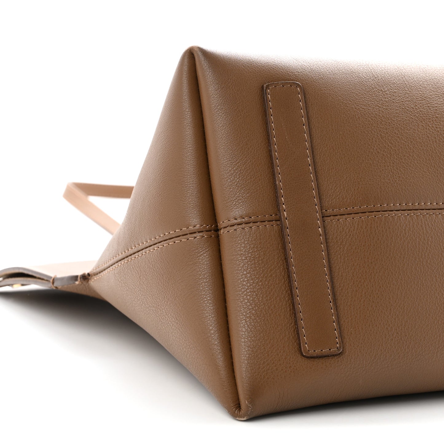 Calfskin Medium Society Tote Dusty Caramel