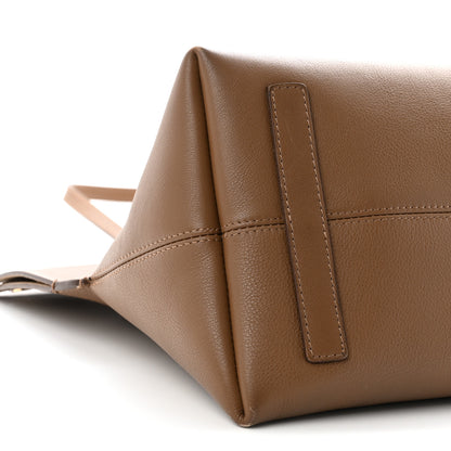 Burberry Calfskin Medium Society Tote Dusty Caramel 9 of 13