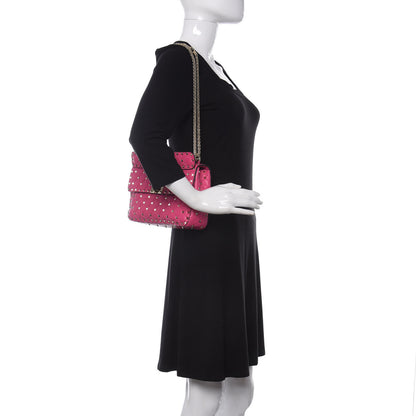 Valentino Garavani Nappa Medium Rockstud Spike Shoulder Bag Pink Orchid 2 of 9