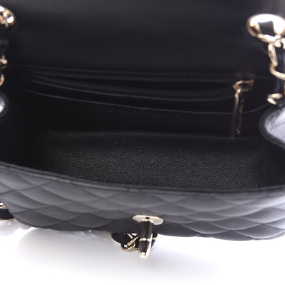Chanel Lambskin Quilted Mini Square Flap Black 5 of 9