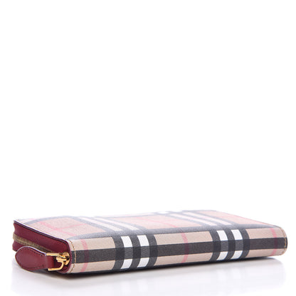 Burberry Vintage Check Elmore Zip Around Wallet Crimson 4 of 8