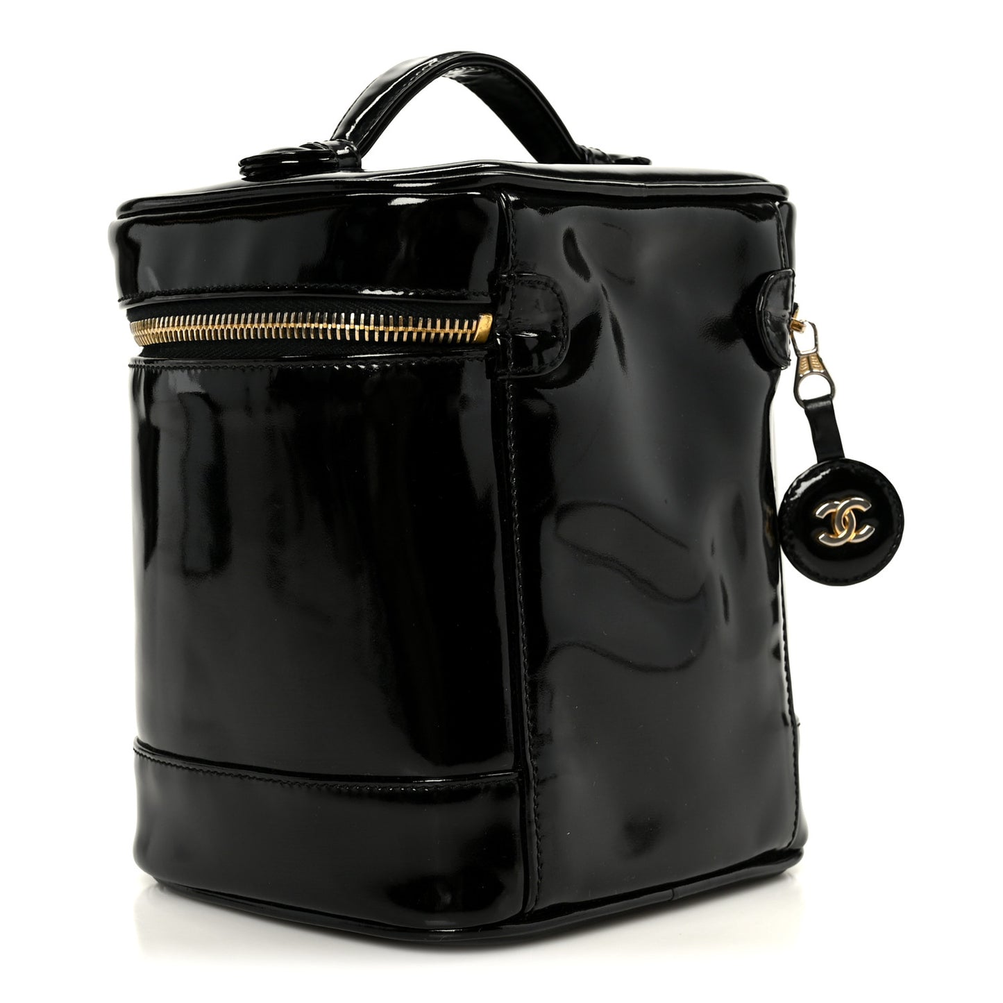 Patent Timeless Vanity Cosmetic Case Black