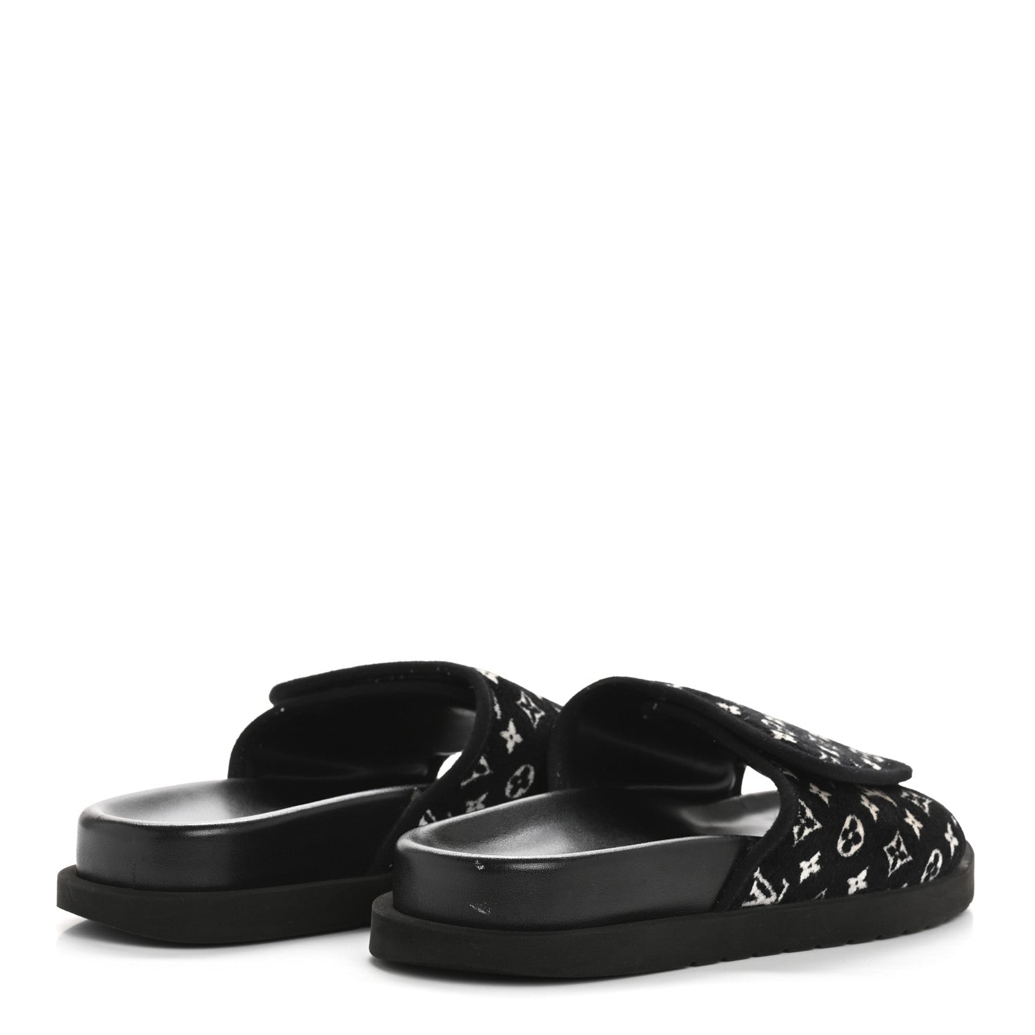 Louis Vuitton Monogram Mens Miami Mules 8.5 Black 5 of 9