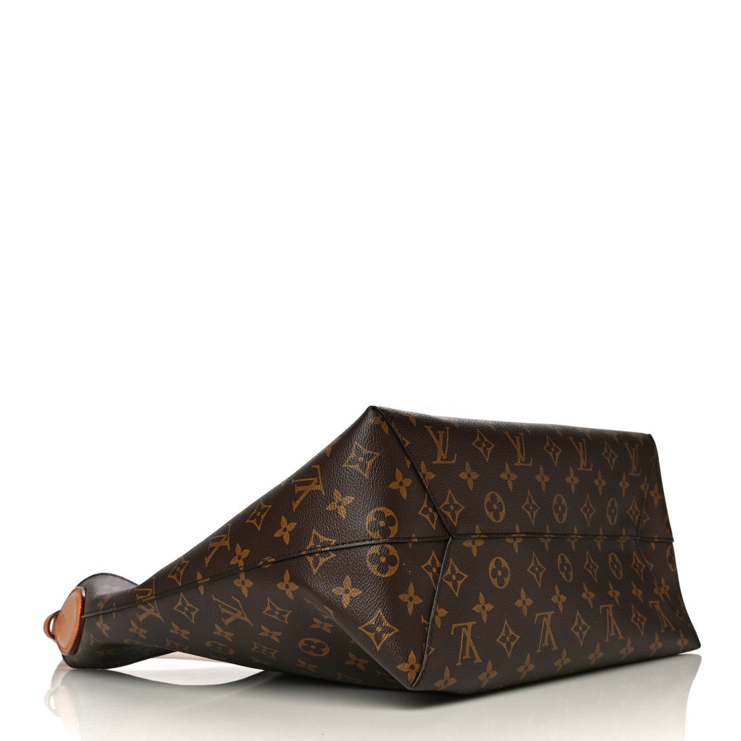 Monogram Flower Hobo Beige