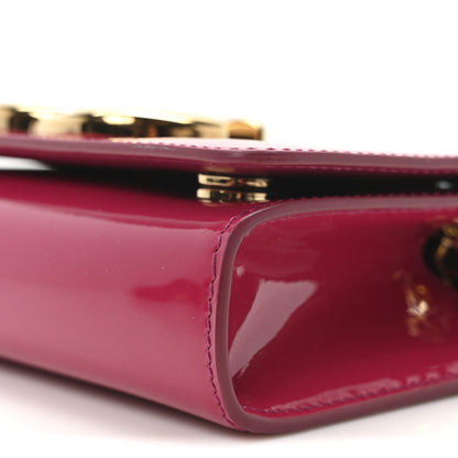 Dolce & Gabbana Patent DG Girls Phone Shoulder Bag Dark Pink 9 of 9