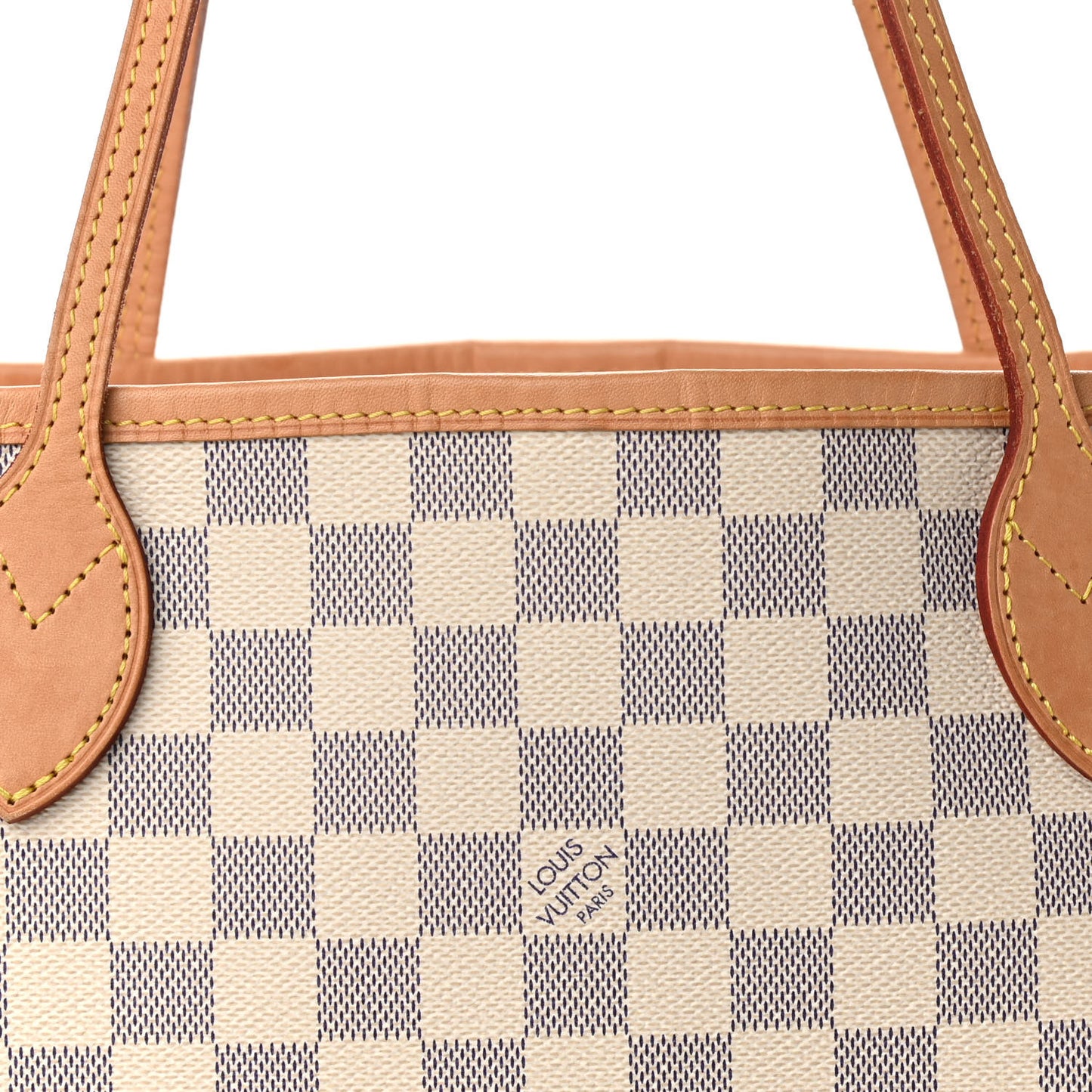 Damier Azur Neo Neverfull MM Rose Ballerine