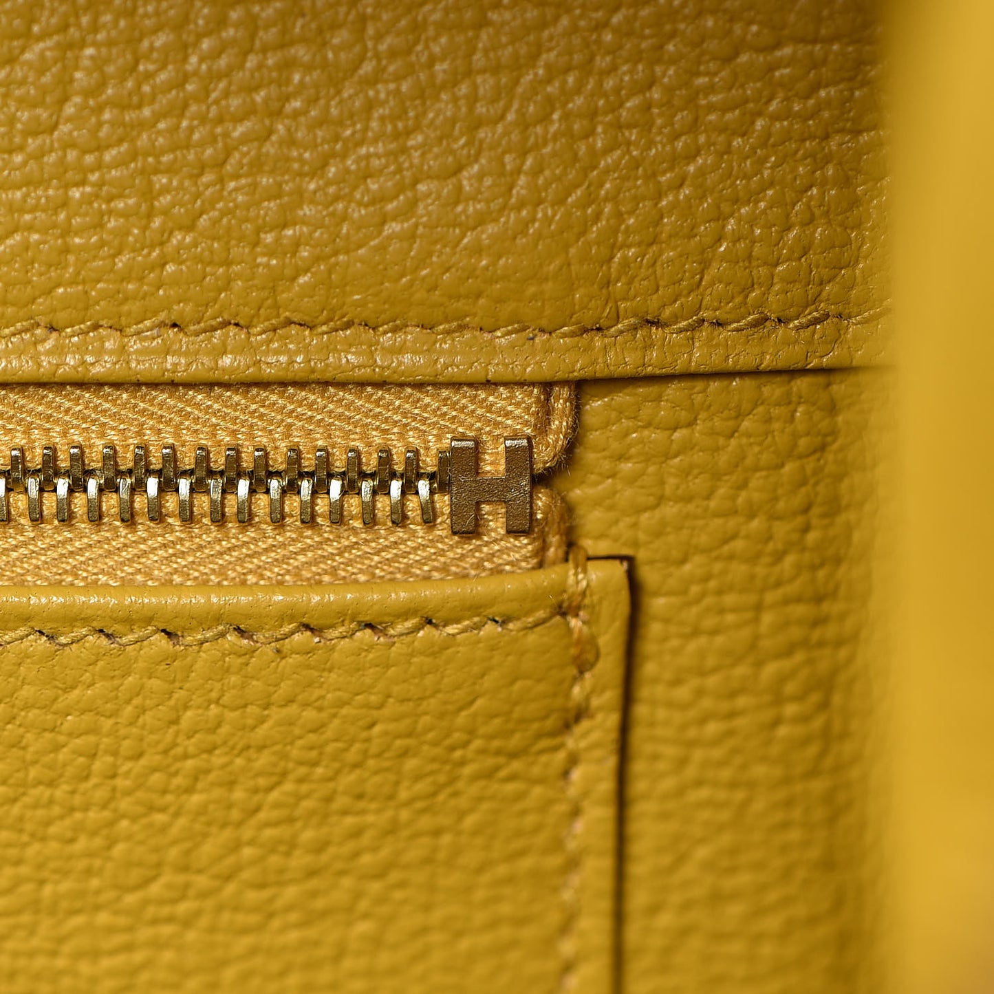 Epsom Birkin 35 Jaune Ambre