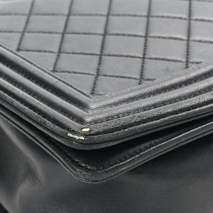 Chanel Lambskin Quilted New Medium Boy Flap Black 11 of 13