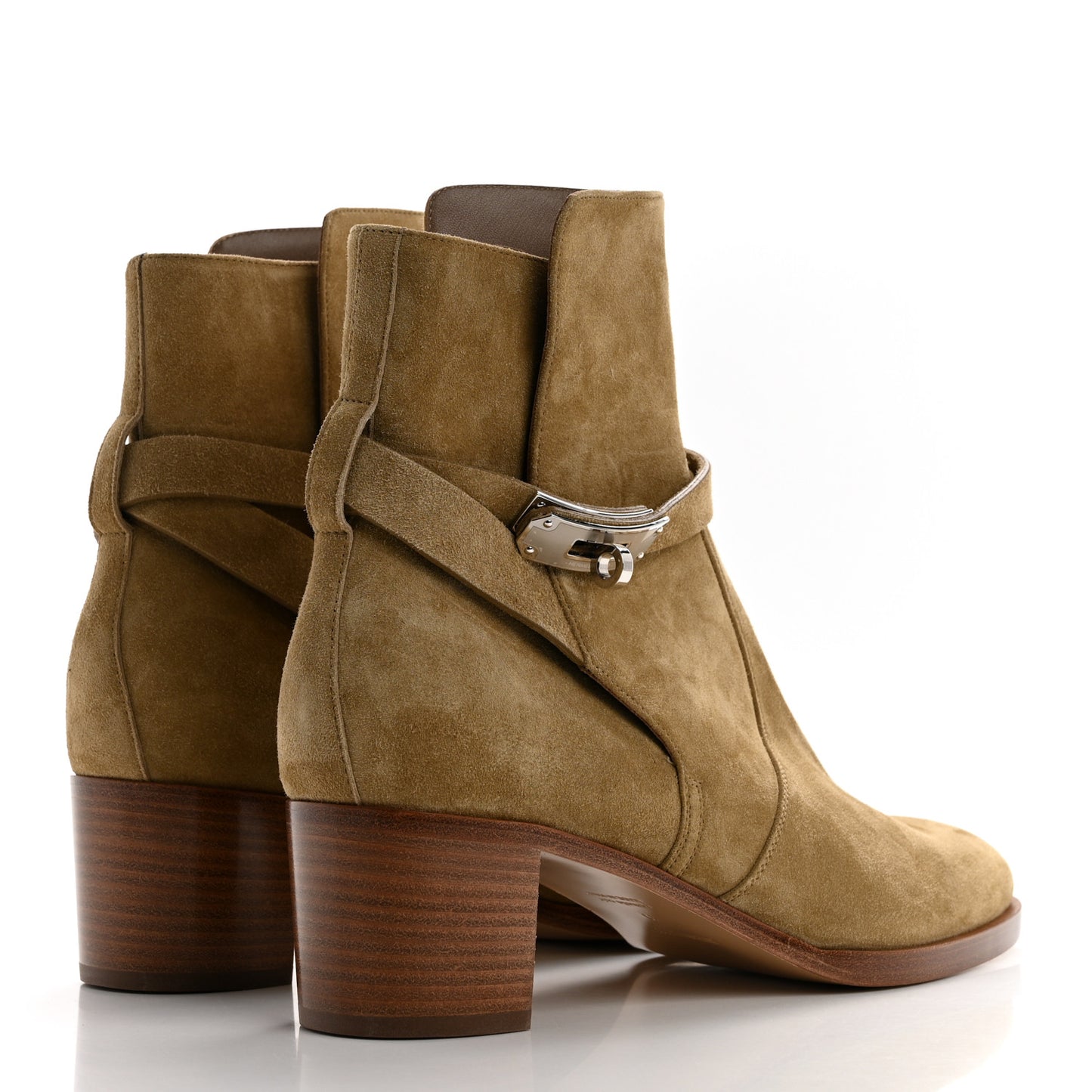 Suede Frenchie 50 Ankle Boots 41 Beige Gobi