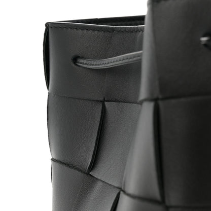 Bottega Veneta Nappa Maxi Intrecciato Cassette Bucket Bag Black 10 of 11
