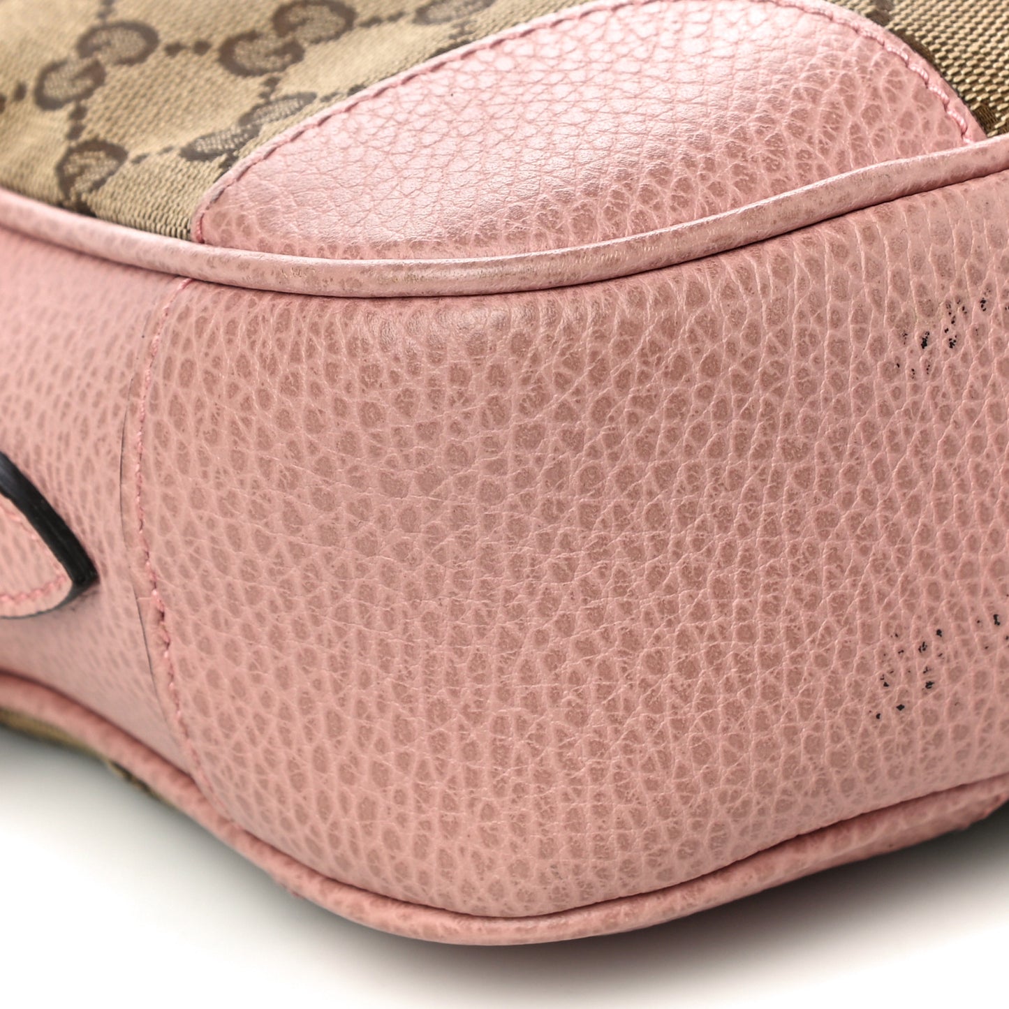 Monogram Mini Bree Messenger Bag Beige Soft Pink